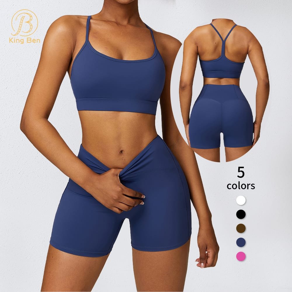 Eco-friendly recycled yoga set — the kind of sustainable activewear the EU DPP and CBAM regulations demand
