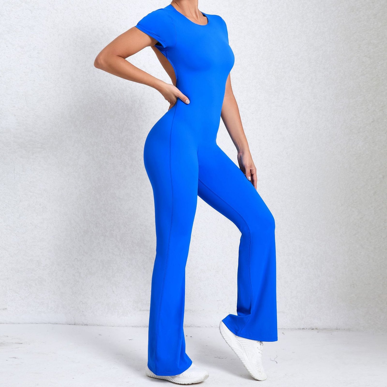 Plus-size high-waist yoga leggings in sustainable bio-based fabric
