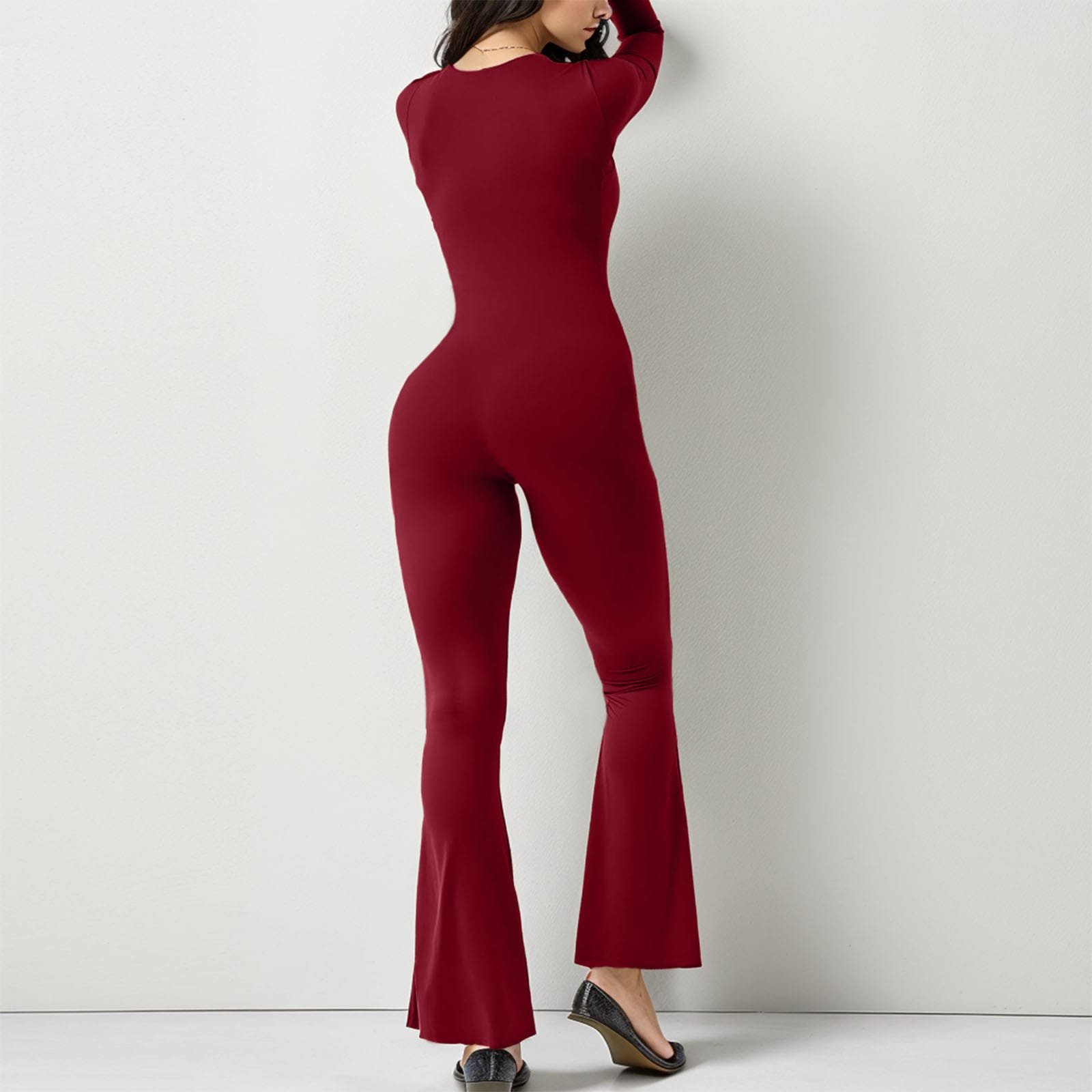 Full-length yoga bodysuit