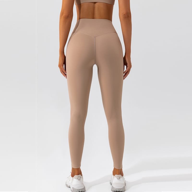 High-waist yoga leggings — same factory quality, none of the brand markup