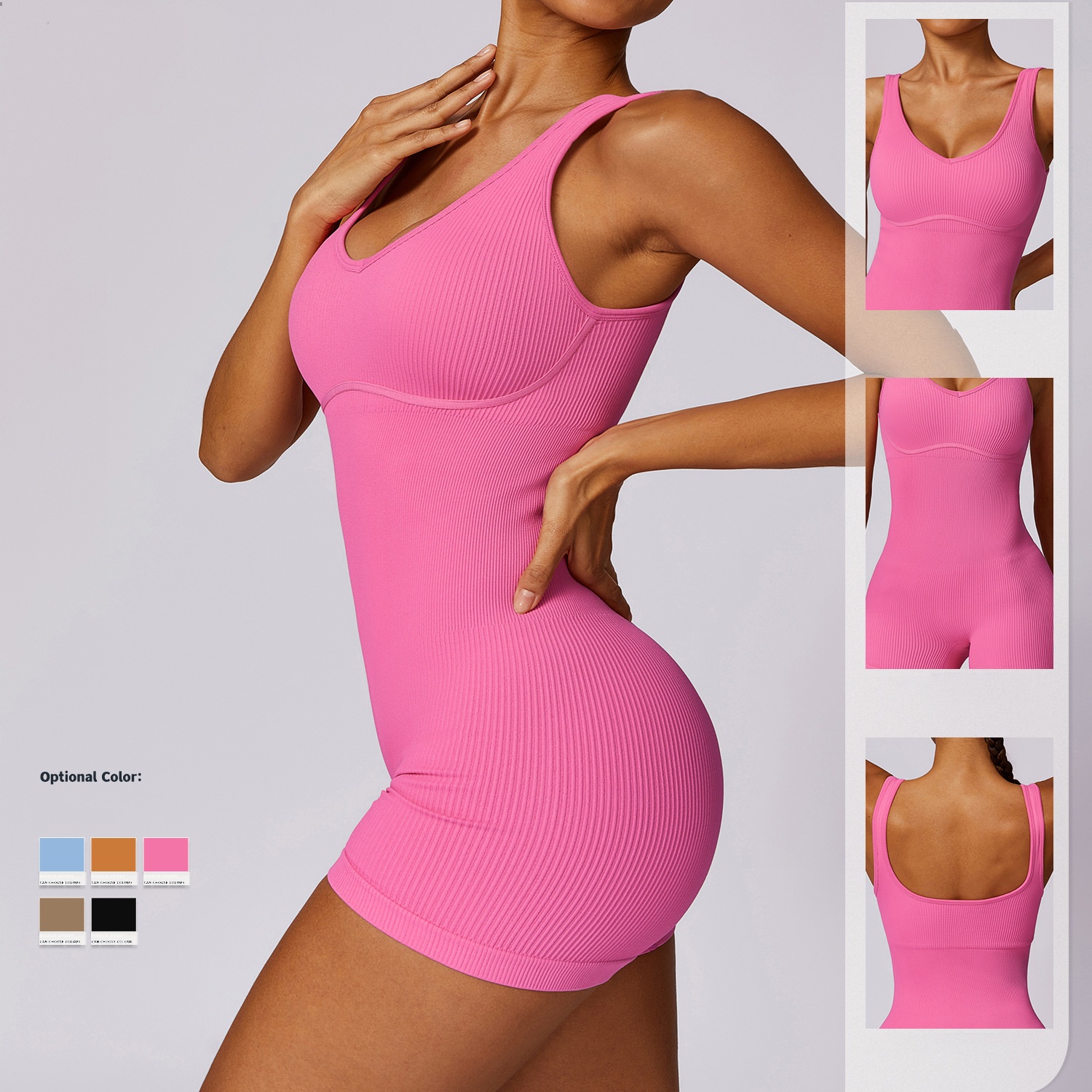 Seamless cutout bodysuit — premium products demand premium QC standards like AQL 2.5